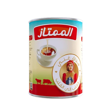 Al Mumtaz Evaporated Milk โ ุงูู
ู
ุชุงุฒ available at Hana Market