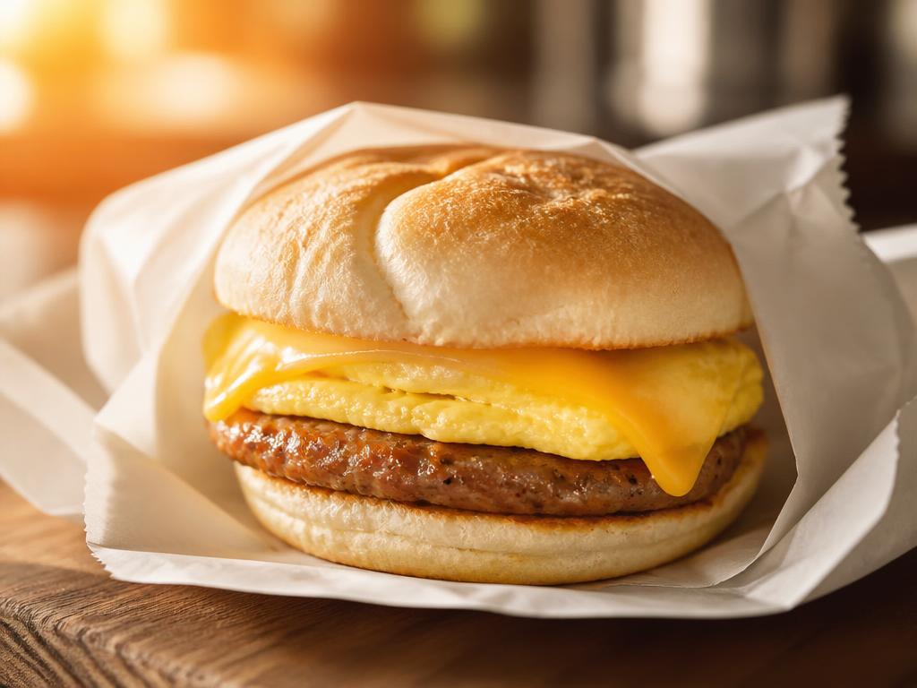 Breakfast Sandwich from the Hana Market deli